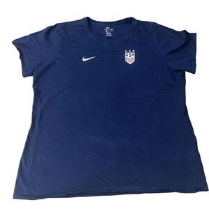 Women's Teen Soccer Team USA Football Nike Tee Size XL #2 Pugh Tshirt T-Shirt